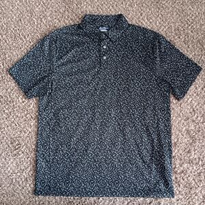 Ben Hogan Monochrome Pattern Polo Shirt